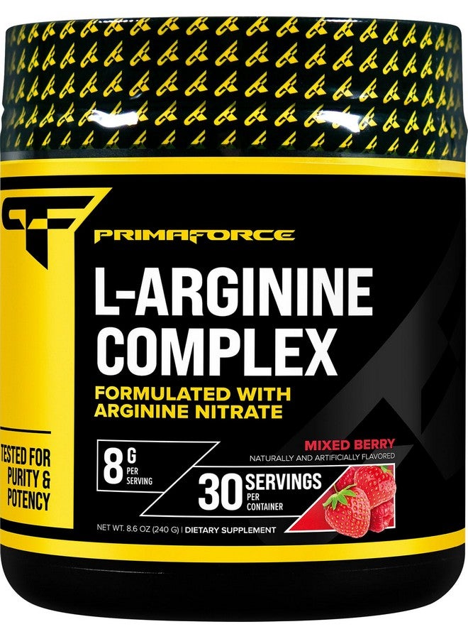 Primaforce مسحوق مركب L-أرجينين من برايمفورس (30 حصة لكل زجاجة | توت مختلط) مكمل قوي لبناء البروتين لتحقيق أقصى مكاسب - Image 1