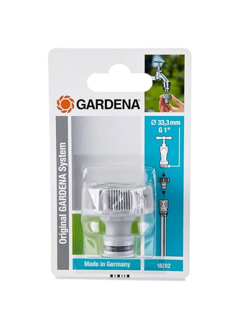 GARDENA Threaded Connector Gray Andand Black