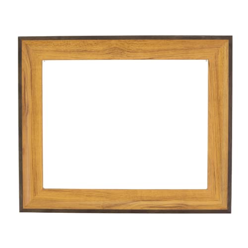 AzanClk Detachable Frame for Alfajr CF-19 Azan Wall Clocks (Light Brown) - Image 1