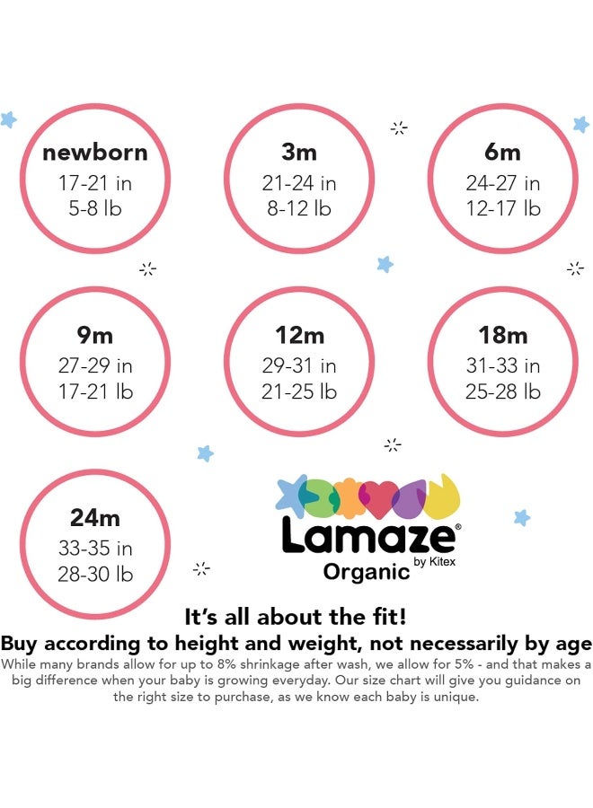Lamaze Organic Baby/Toddler Girl, Boy, Unisex Shorts - Image 4