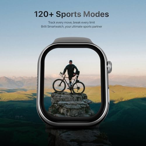 Fire-Boltt Brillia Smart Watch 2.02” Super AMOLED Display, Bluetooth Calling, SpO2, Heart Rate Monitor, 120+ Sports Modes, Fitness Tracker, Voice Assistant, Smart Watch for Man & Women - Image 4