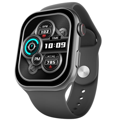 Fire-Boltt Brillia Smart Watch 2.02” Super AMOLED Display, Bluetooth Calling, SpO2, Heart Rate Monitor, 120+ Sports Modes, Fitness Tracker, Voice Assistant, Smart Watch for Man & Women - Image 1