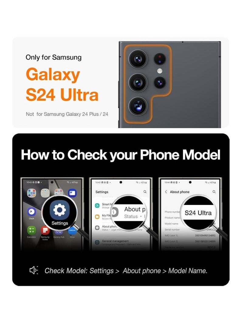TIGER Samsung Galaxy S24 Ultra Case Cover | Magnetic Car Mount Compatible | Built-in Kickstand for Hands-Free Viewing | Vertical & Horizontal Hand Strap for Secure Grip | Shockproof & Scratch-Resistant | Slim & Lightweight Protective Cover | Durable & Stylish Case for Samsung Galaxy S24 Ultra (6.8-inch) Green - Image 5
