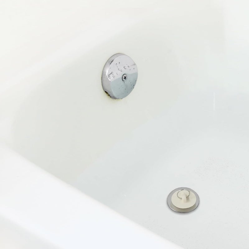 Danco 1-1/2 inch Rubber Drain Stopper, White, Carded, 80227 - Image 3