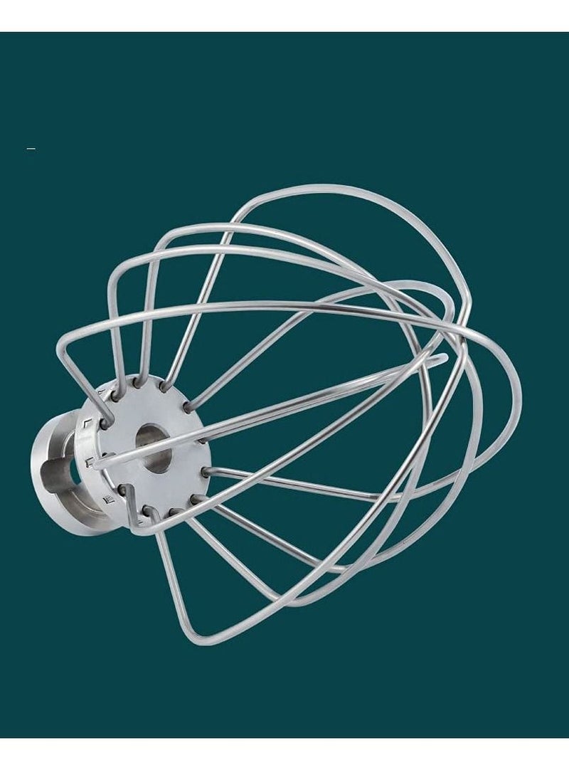 KASTWAVE Stainless steel Wire Whip Attachment for KitchenAid Tilt-Head Stand Mixer Accessory K45WW Replacement, Egg Cream Stirrer, Cakes Mayonnaise Whisk, Whipping Egg White, Dishwasher Safe - Image 1