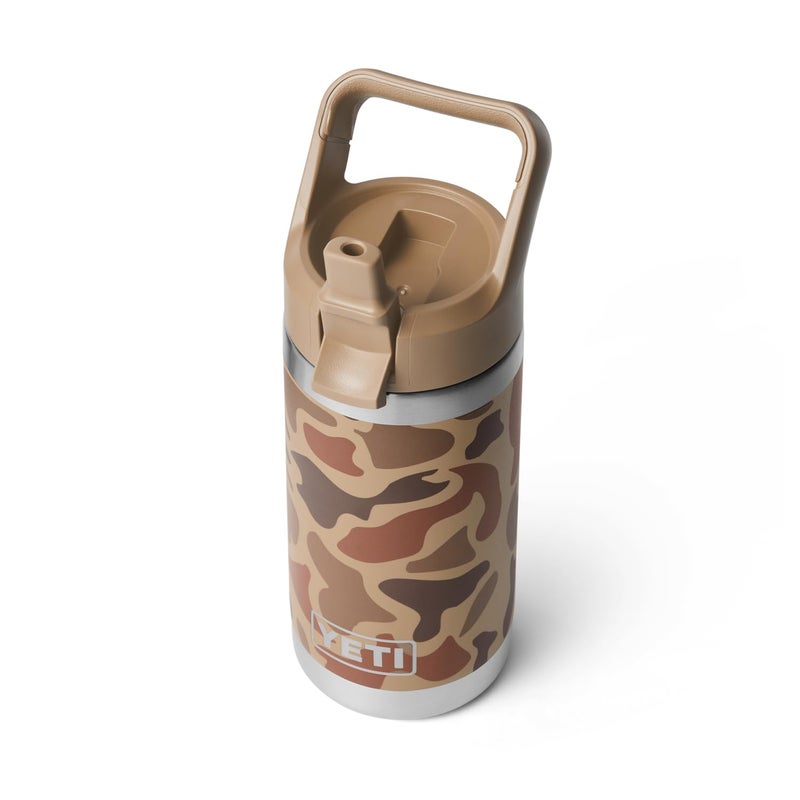 YETI Rambler Jr 12 oz Kids Bottle with Straw Cap Wetlands Camo