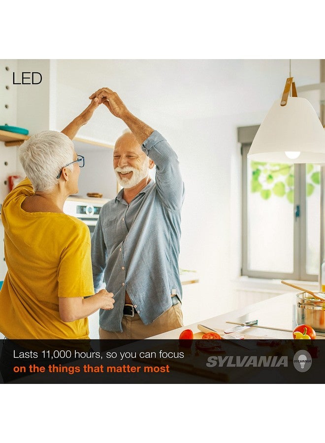 LEDVANCE SYLVANIA LED Light Bulb, 40W Equivalent A19, Efficient 6W, Medium Base, Frosted Finish, 450 Lumens, Soft White - 4 Pack (74079)  - Image 2