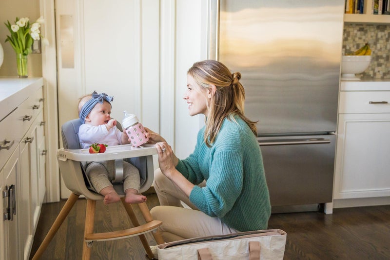 Lifefactory 8-Ounce Stainless-Steel Vacuum-Insulated Wide-Neck Baby Bottle with Straw Cap, Cantaloupe (LS2241WCA4) - Image 5