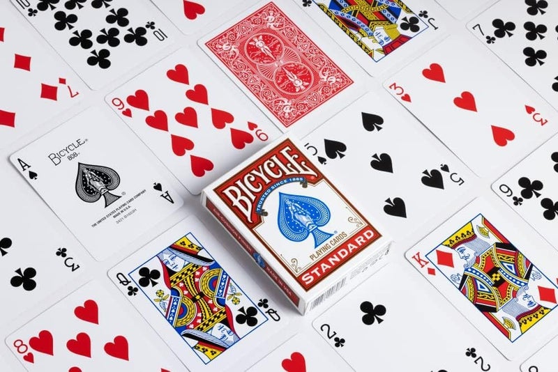 Bicycle Rider Back Playing Cards, Standard Index, Red & Black Decks of Cards, Premium Poker Cards for Blackjack, Casino Games & Family Game Night, 2 Count (Pack of 1) - Image 2