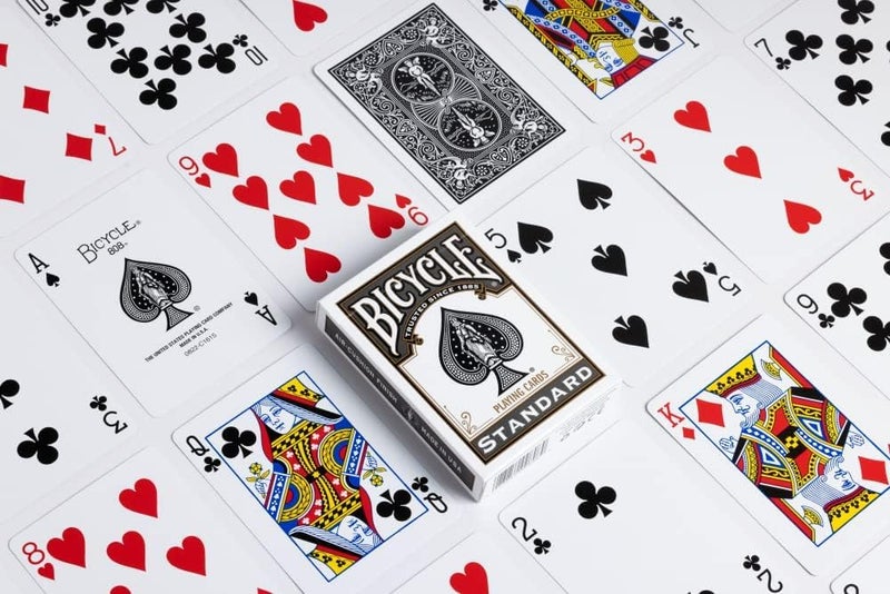 Bicycle Rider Back Playing Cards, Standard Index, Red & Black Decks of Cards, Premium Poker Cards for Blackjack, Casino Games & Family Game Night, 2 Count (Pack of 1) - Image 3