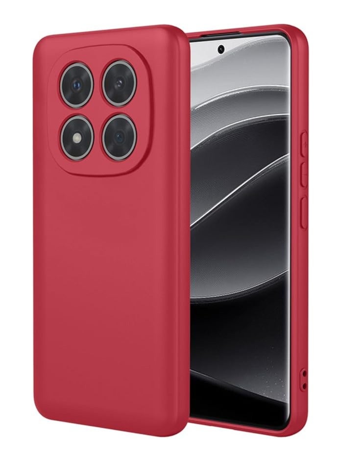 متوافقة مع حالة Xiaomi Redmi Note 14 Pro Plus من سيليكون سائل، غلافٌ لطيف-touch للهاتف Redmi Note 14 Pro+، غلاف سيليكون م.resistant للصدمات وบาง - Image 1