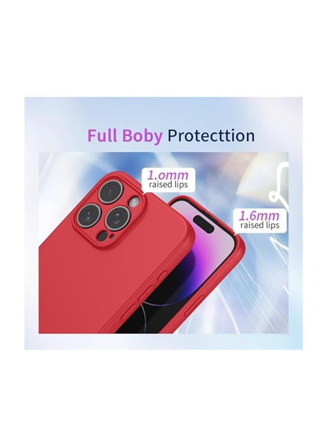 متوافقة مع حالة Xiaomi Redmi Note 14 Pro Plus من سيليكون سائل، غلافٌ لطيف-touch للهاتف Redmi Note 14 Pro+، غلاف سيليكون م.resistant للصدمات وบาง - Image 4