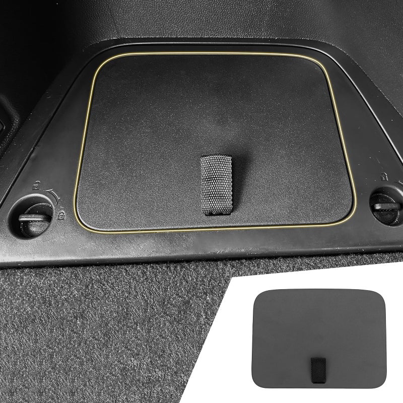 Maxzina Rear Trunk Organizer Cover Compatible with 2023 2024 2025 2026 Honda Pilot Trunk Organizer Storage Bin Lid Left Driver Trunk Side Storage Box Cover Protector Black 7&8 Seats Pilot Accessories - Image 1