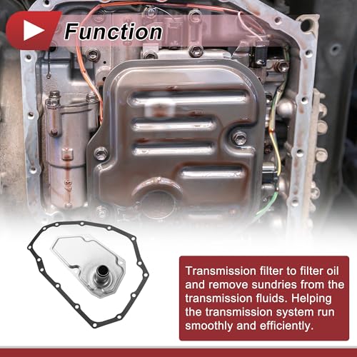 HEROFFIX 1 Set Transmission Filter Gasket Kit for Nissan Kicks 2018-2024 Engine Automatic Transmission Filter Kit No.3172850X0A Silver Tone Metal Rubber - Image 3