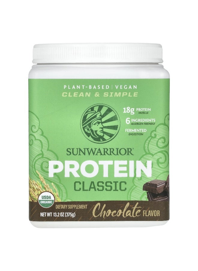 Sunwarrior Sunwarrior, Classic Protein, Chocolate, 13.2 oz (375 g)  - Image 1