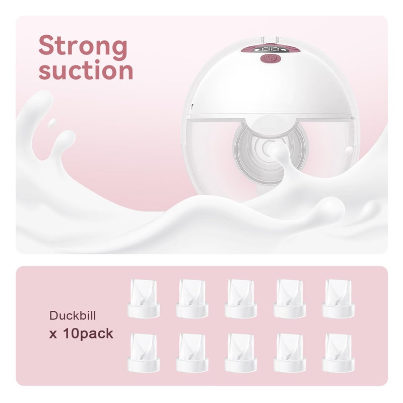 TOVVILD 10PCS Duckbill Valves Compatible with Momcozy M5/M6/V1/V1 Pro/V2/V2 Pro, Breast Pump Replacement Parts Accessories for Momcozy Pump,10PCS - Image 5