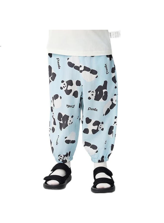 Balabala Kids' Summer Anti-Mosquito Pants For Boys And Girls Baby Sleep Pants Silk Can Go Out 209225171205 - Image 3