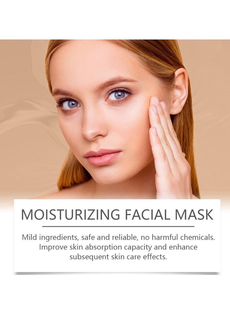 EELHOE Collagen Mask, Baby Collagen Glow Mask, Collagen Peel Off Mask, Hydrating Mask for Anti-Wrinkle, Anti-Aging, Pore Tightening, Firming Lifting Glowy Skin - Image 4