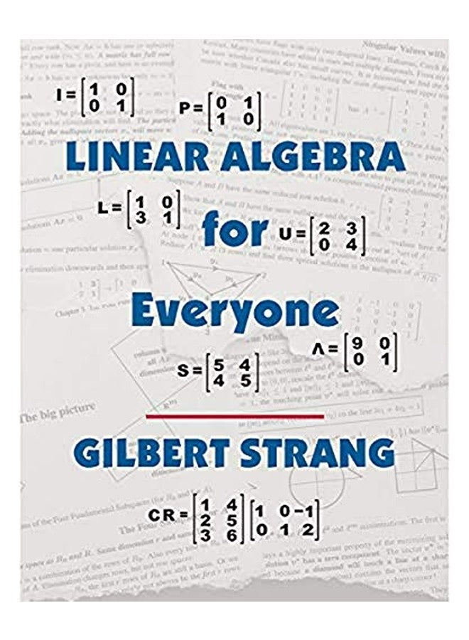 Linear Algebra For Everyone By Strang Gilbert Massachusetts Institute Of Technology Hardcover 