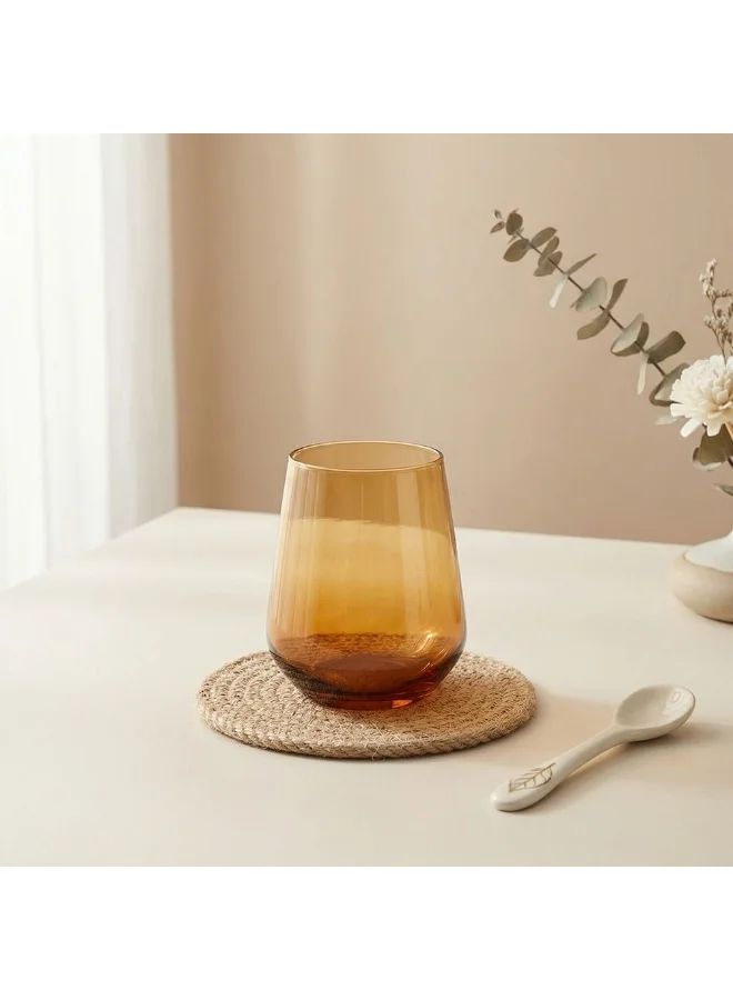 DANUBE HOME Rakle Tumbler Glass Set 4Pc 425ml Drinking Glasses