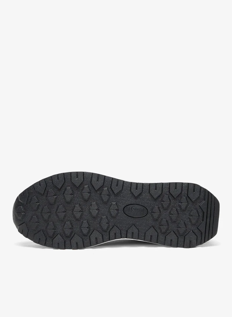 U.S. Polo Assn. Black/Gold Women's Black Low-Top Sneakers with Gold Heel Accent - Casual Lace-Up Design Shoes with Comfort Cushioned Sole for Everyday Style for Women | Best Price UAE