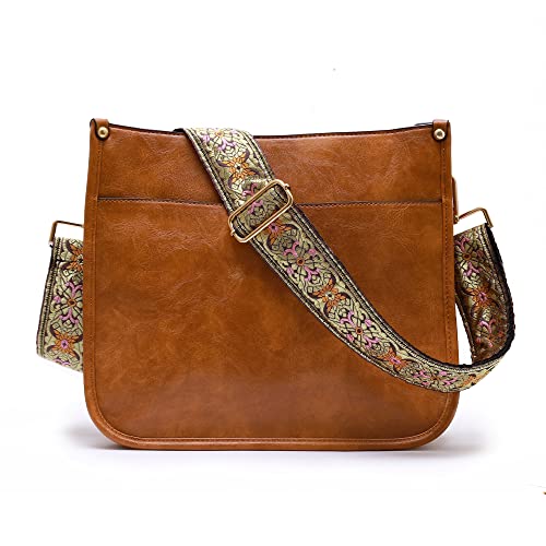 S-Jacorry Purse Strap Replacement Crossbody Wide Shoulder Strap Adjustable Canvas Straps Handbag Strap Replacement Belts Gold BUCKEL-911 - Image 5