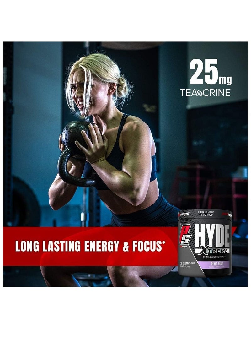 ProSupps Hyde Xtreme Energy Pre-Workout Powder Blue Razz 30 Servings (210g) - Image 5