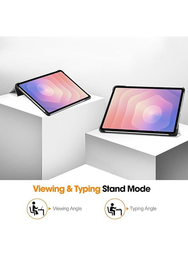 حالة لسامسونج غالاكسي Tab S11 5G 11in ، مكافحة بصمات الأصابع ، حماية السقوط المضادة ، النوم / الاستيقاظ التلقائي ، الوقوف النحيف الصلب غطاء القشرة الخلفية (القط) - Image 3