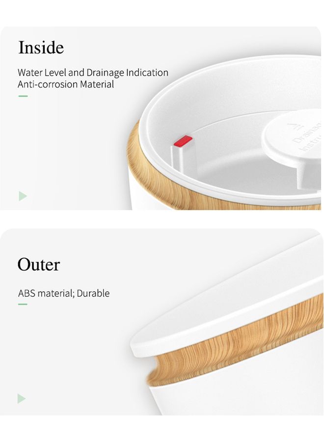 NIBEMINENT Wireless Oil Diffuser Air Humidifier White 18.6x18.6x14.3cm - Image 5