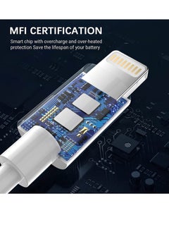 ELTRAZONE iPhone Charger Cable, 3Pack 3/2/1m [MFi Certified] Lightning Cord USB A Fast Charging Compatible with iPhone 12 Pro MAX Mini/11 X XS XR 8 Plus 7 Plus 6S Plus 5S SE iPod iPad Pro Touch  - Image 2