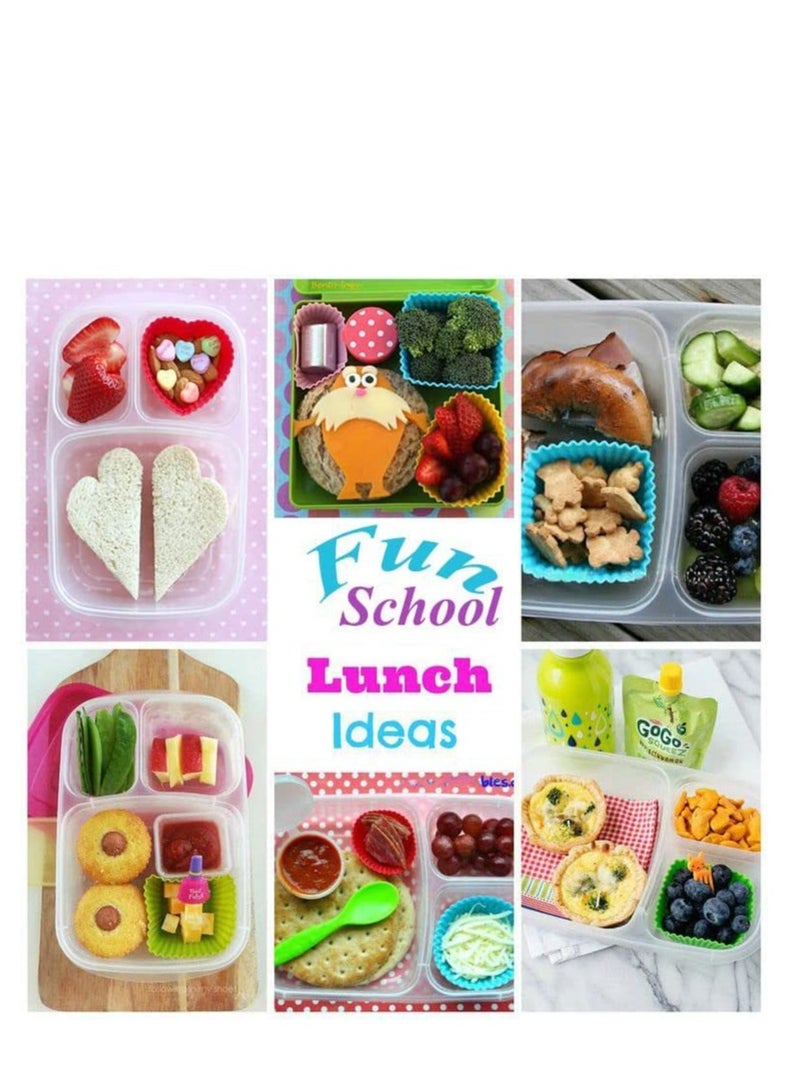 Sandwich Cutter and Sealer, 38PCS Cutters for Kids, Great For Toddler Lunch Box Containers,includes Fruit Vegetable cookie cutters, Food Pick forks - Image 3