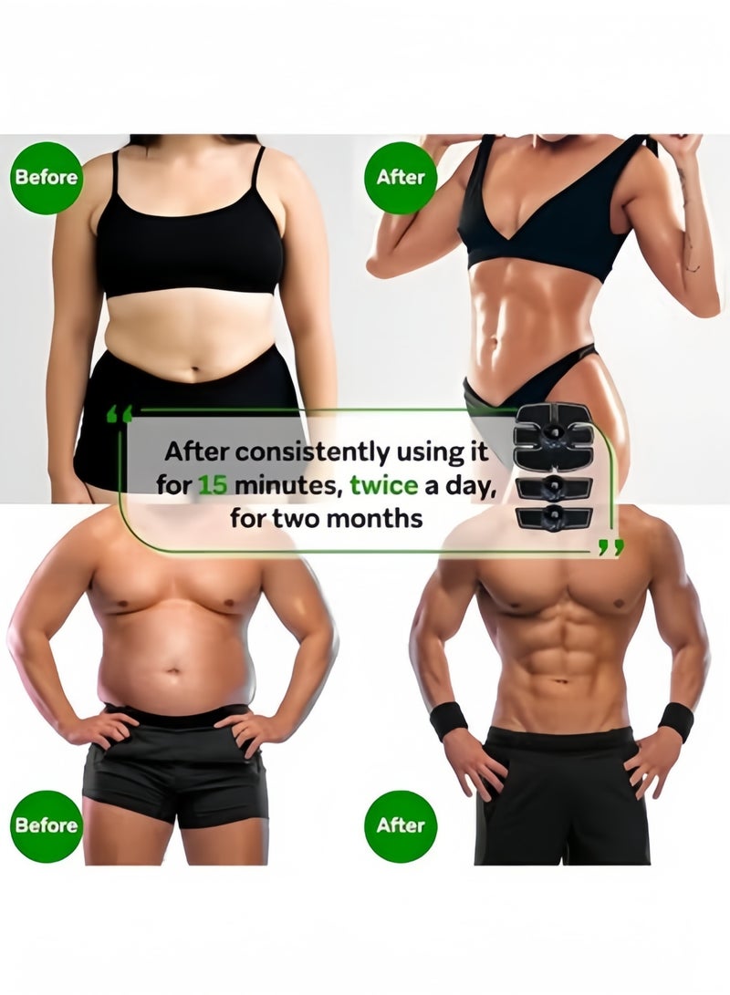 ABS Stimulator Workout Equipment Ab Machine USB Rechargeable Gear for Abdomen Arm Leg Strength Training Equipment for Men Women - Image 4