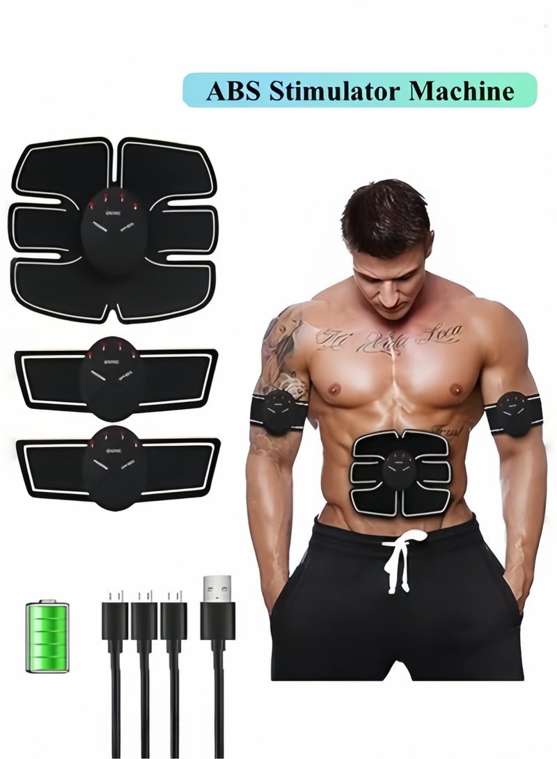 ABS Stimulator Workout Equipment Ab Machine USB Rechargeable Gear for Abdomen Arm Leg Strength Training Equipment for Men Women - Image 1