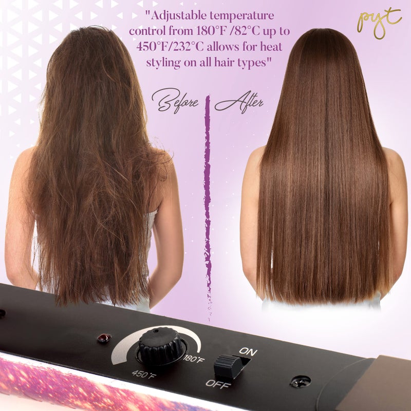PYT Lola Tool Kit 1.25 Flat Iron 1 Curling Wand 19 mm 1 Mini Hair Straightener - Image 4