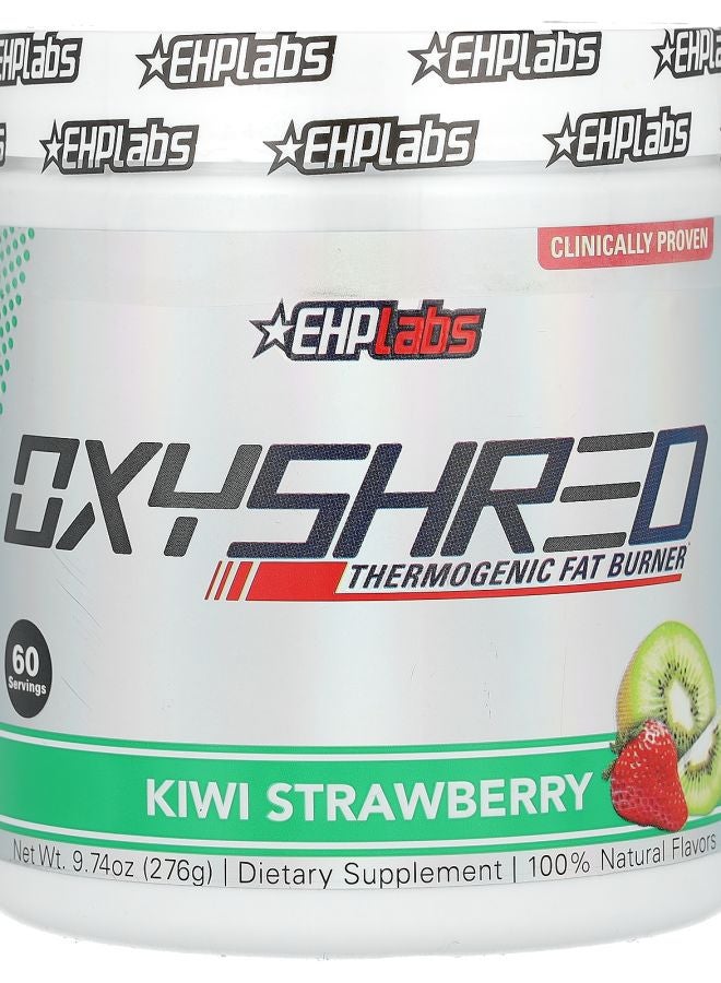 EHPLabs Oxyshred Thermogenic Fat Burner Kiwi Strawberry 9.74 Oz 276 G