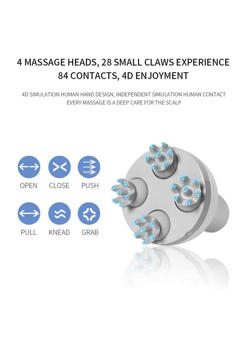 Generic - Head Massager, Electric Scalp Massager, for Stimulating Hair Growth Stress Release, Full Body Massage, Fathers Day Gift - Image 1