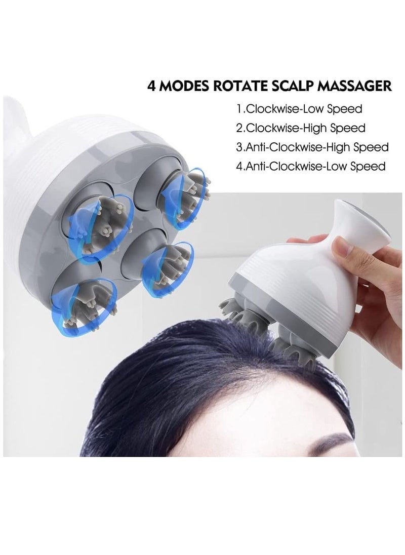 Generic - Head Massager, Electric Scalp Massager, for Stimulating Hair Growth Stress Release, Full Body Massage, Fathers Day Gift - Image 1