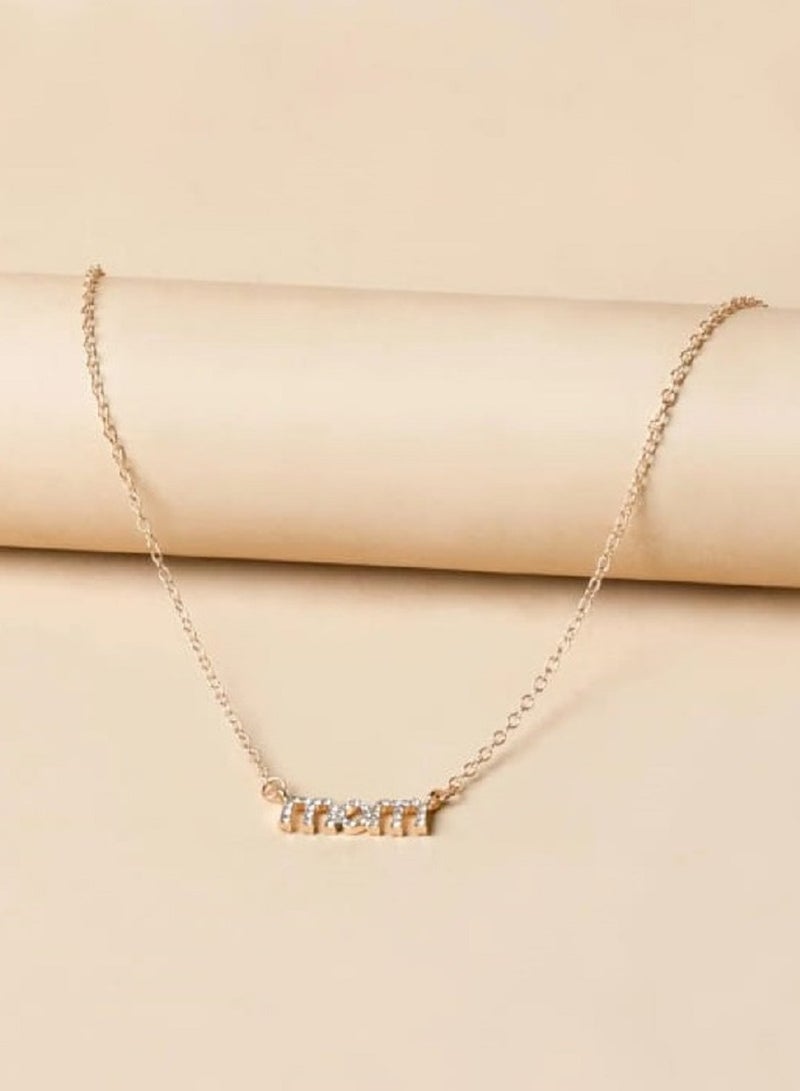 Royal Rhinestone Mom Necklace Party Accessories for Girls - Image 3