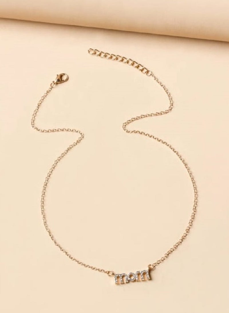 Royal Rhinestone Mom Necklace Party Accessories for Girls - Image 2
