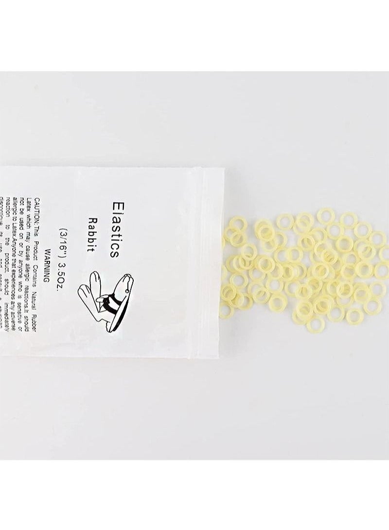 Generic 500pcs Orthodontic Elastic Bungee Bands 3.5oz Heavy Duty Rubber Dental Leashes Free Braces Elastic Pads (3/16 Inch 4.7mm)  - Image 4