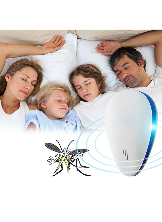 NIBEMINENT 4-Piece Ultrasonic Pest Repeller Set White 9 x 5.5centimeter - Image 3