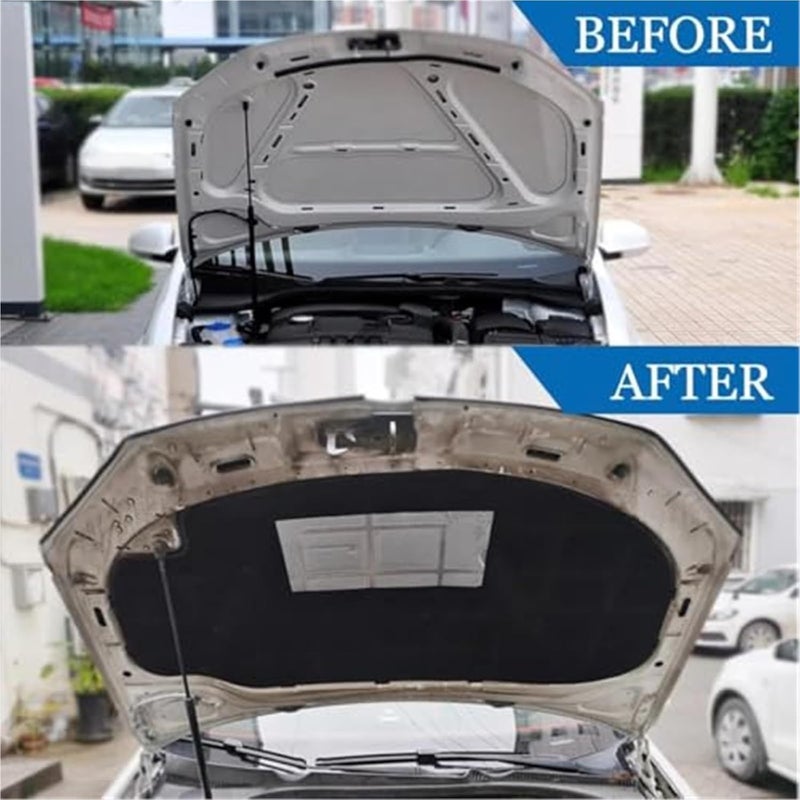QASULER Front Engine Hood Insulation Pad for VW Golf 5 - Image 4