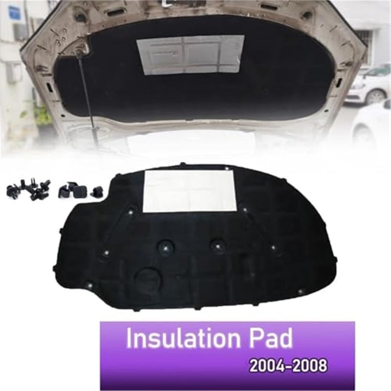 QASULER Front Engine Hood Insulation Pad for VW Golf 5 - Image 3