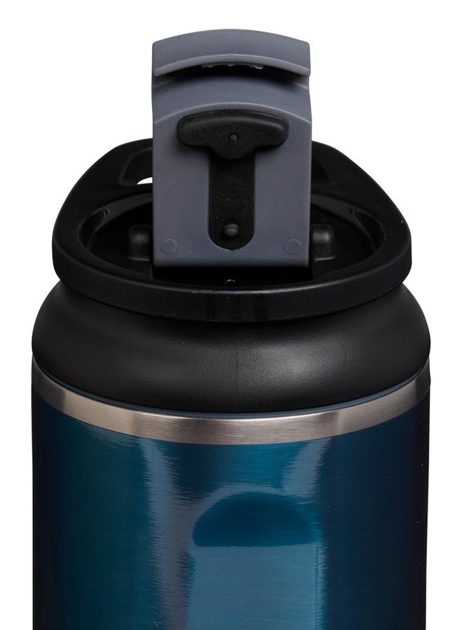 Igloo, 20 OZ Stainless Steel, Tumbler, Flip ‘n’ Sip, Modern Blue - Image 3