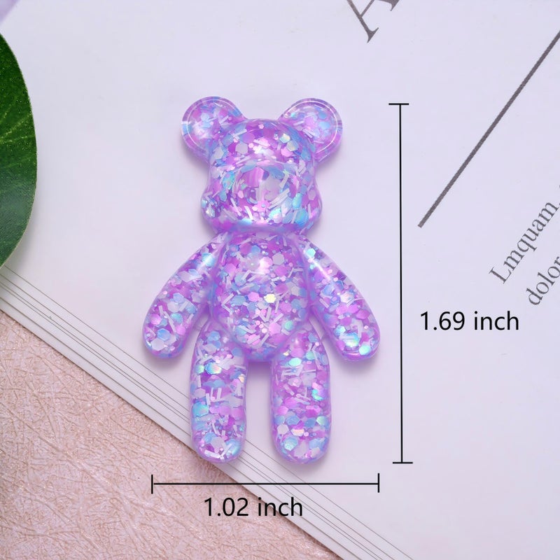 Aesnefe Pocket Bear Hug, Anxiety Relief, Mental Health Positivity, Autism Fidget, Stress Relief for Her, Comforting Gift for Son Daughter Back to School, Purple - Image 5