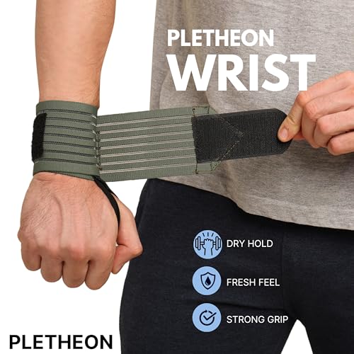 PLETHEON Wrist Support Band for Gym, Workout & Weightlifting | Adjustable Wrist Strap for Men & Women | Pain Relief & Wrist Stability for Fitness & Sports (VENTILATED GREEN) - Image 4