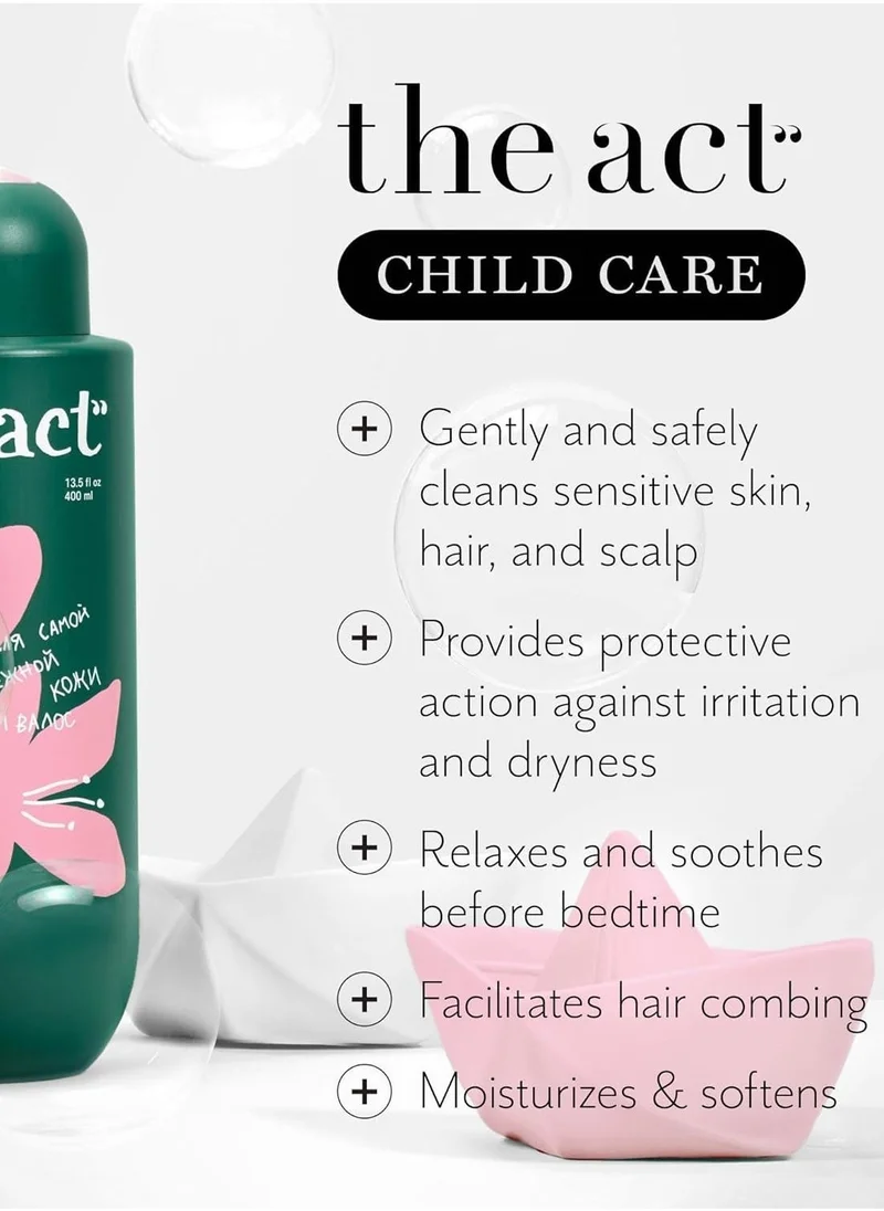 The Act Hydrating Daily Shampoo & Body Wash – Vegan 2‑in‑1 Cleanser for Radiant Skin & Hair (460 ml)