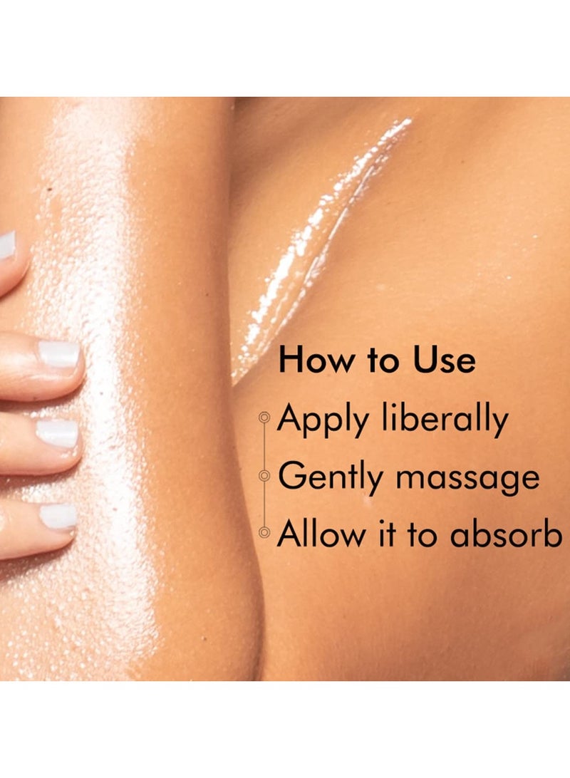 إم كافيين زيت الجسم برائحة القهوة للبشرة الجافة للنساء والرجال | زيت مرطب للجسم برائحة الاسترخاء لبشرة ناعمة ومشرقة ومشرقة (100 مل) - Image 3