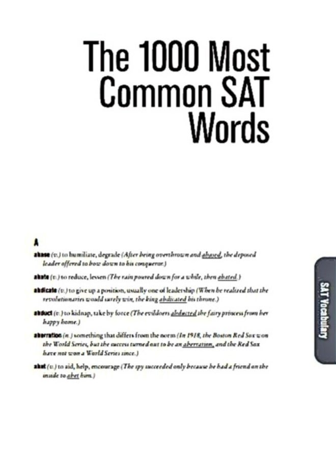 The 1000 Most Common SAT Words  - Image 1