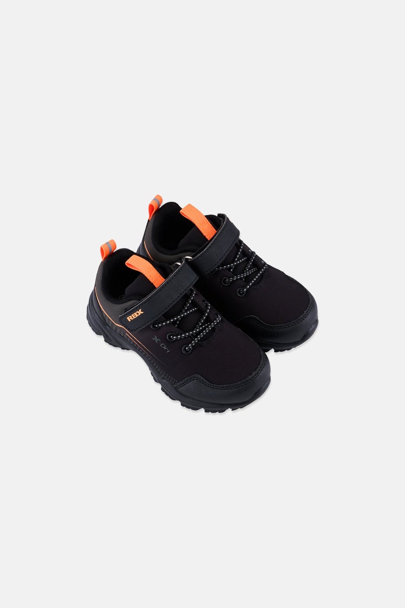 RBX Toddlers Boy Brand Logo Velcro Closure Outdoor Shoes, Black - Image 4